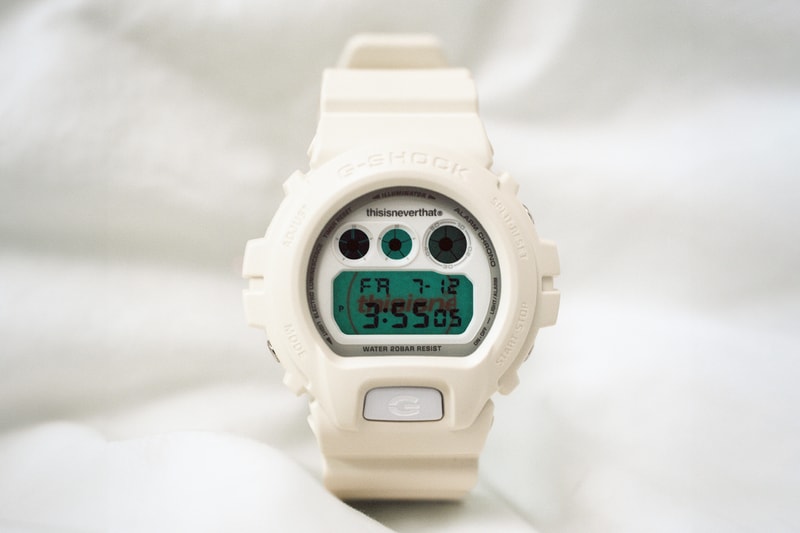 thisisneverthat x G-SHOCK DW-6900TNT24-7DF Watch Collaboration Release Info