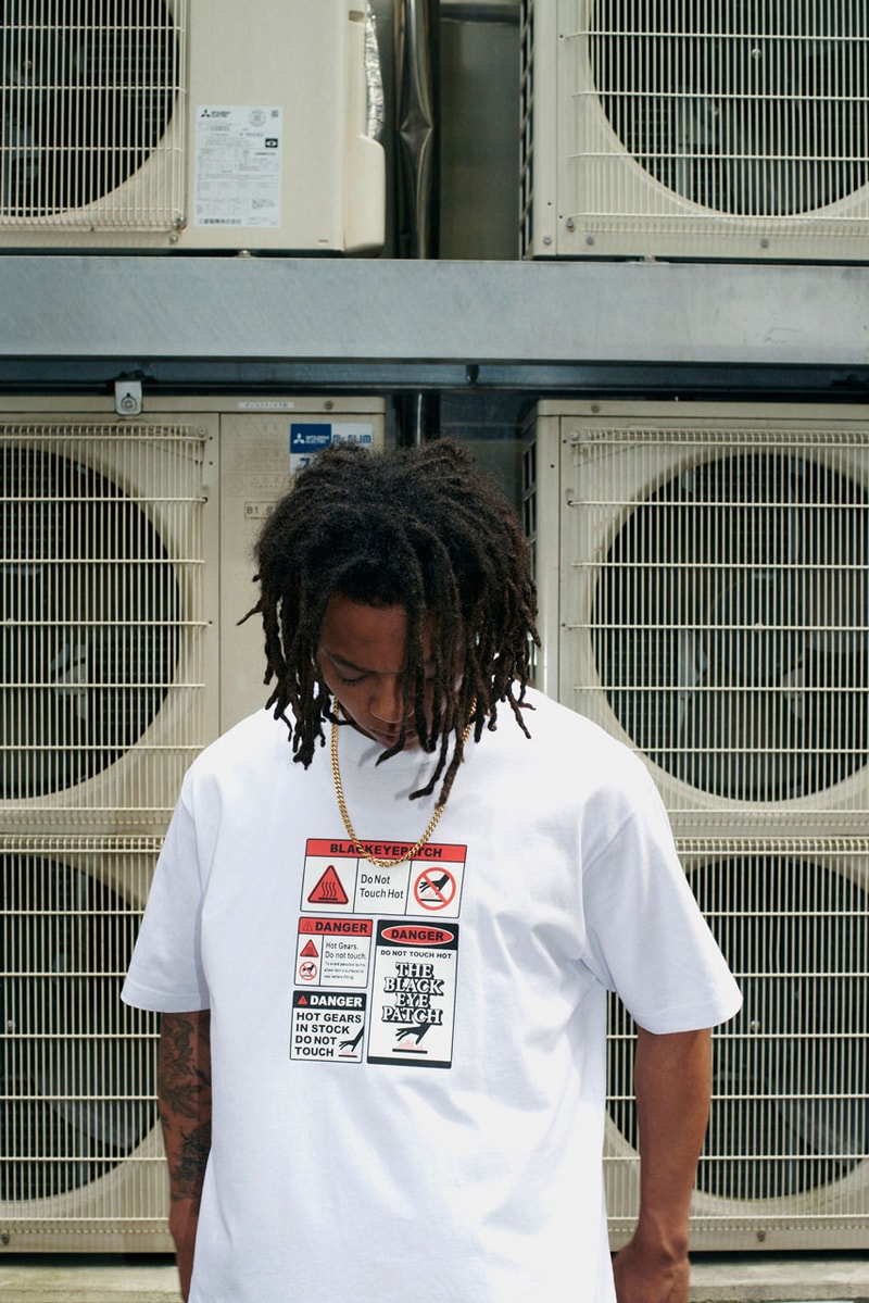 BlackEyePatch's Fourth Autumn Drop Is Hot and Dangerous release date info clothing fashion japan asia brand lookbook collection capsule price t shirt graphic jacket pants sneaker footwear