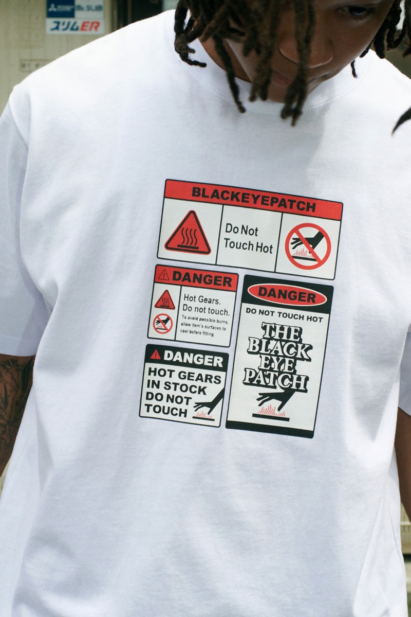 BlackEyePatch's Fourth Autumn Drop Is Hot and Dangerous release date info clothing fashion japan asia brand lookbook collection capsule price t shirt graphic jacket pants sneaker footwear