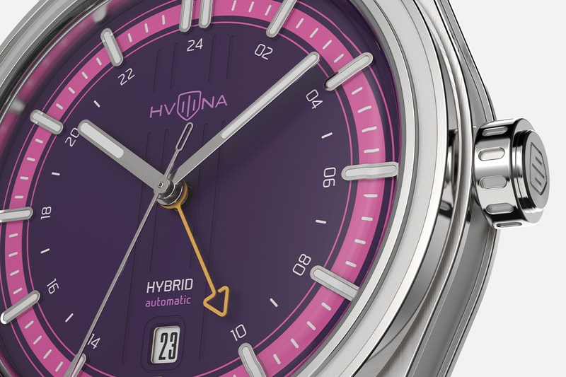 HVILINA NOMBRO HYBRID Watch Collection Release Info SYNTHWAVE NEW WAVE DOWNBEAT INDUSTRIAL AMBIENT CYBER NOISE EPSON PX85A Hybrid Automatic quartz
