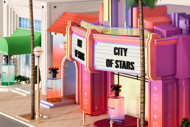 louis vuitton fragrance cologne perfume alex israel los angles hollywood miniature city beach scent smell beauty pharrell