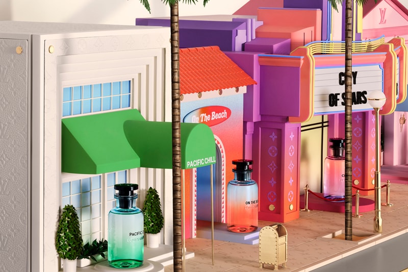 louis vuitton fragrance cologne perfume alex israel los angles hollywood miniature city beach scent smell beauty pharrell
