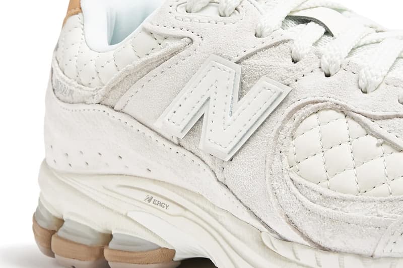 New Balance 2002R Quilted “White” M2002RPD Release Info ABZORB midsole N-ergy outsole ABZORB SBS heel cushioning