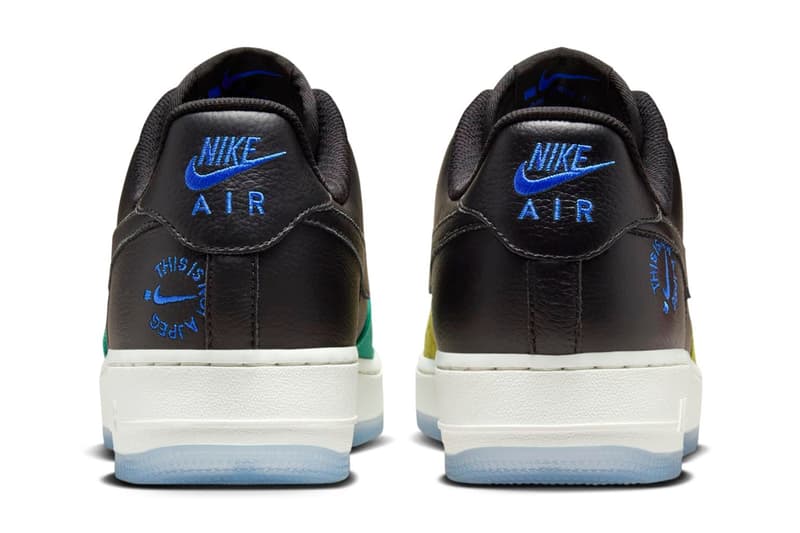 Official Look at the Nike Air Force 1 Low "TINAJ B" HJ1058-001 Black/Black-Multi-Color release info jpeg nft web3 .swoosh