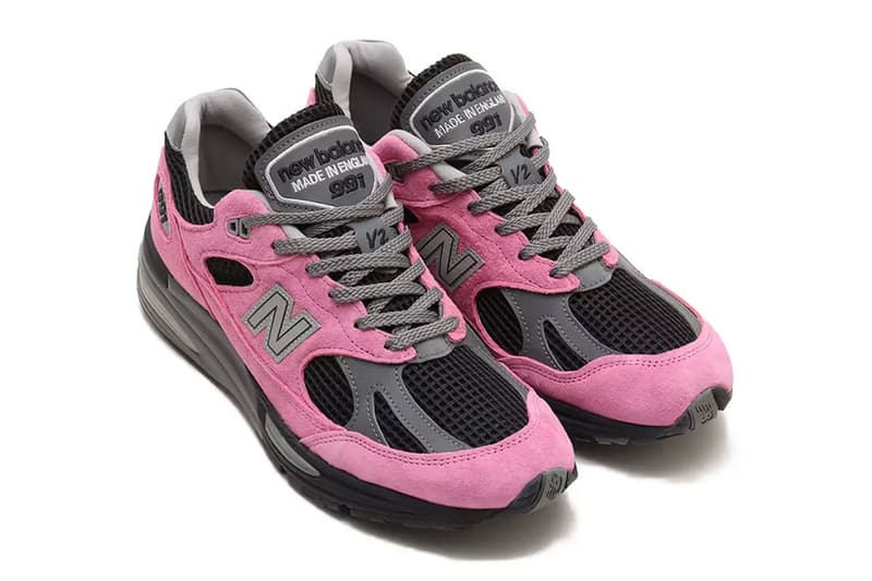 Tokyo Exclusive Pink Suede New Balance 991V2