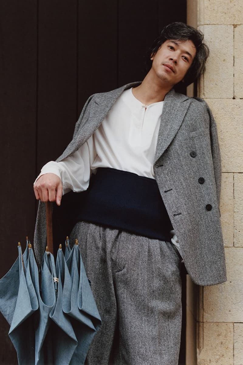 visvim Fall/Winter 2024 Lookbook "Dissertation on In An Intuitive Manner" Keisuke Fukamizu Regis Db Blazer Russo Pants