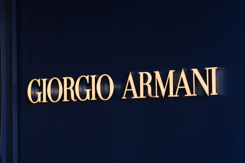 Armani Revenue Increases Overall but Slows in Asia