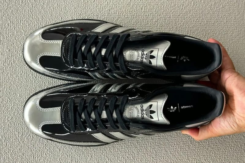 First Look at atmos × adidas Originals Samba “Tuxedo”