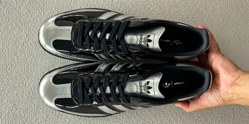 First Look at atmos × adidas Originals Samba “Tuxedo”