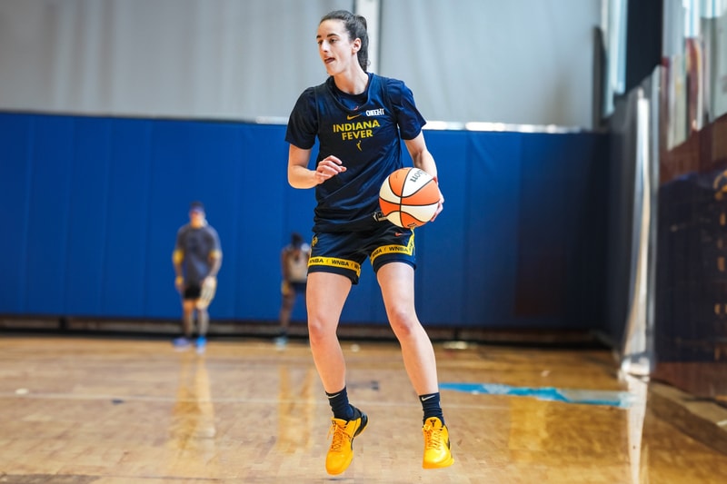 Caitlin Clark Debuts Her First Pair of Nike Kobe 5 Protro PE wnba indiana fever basketball rookie 