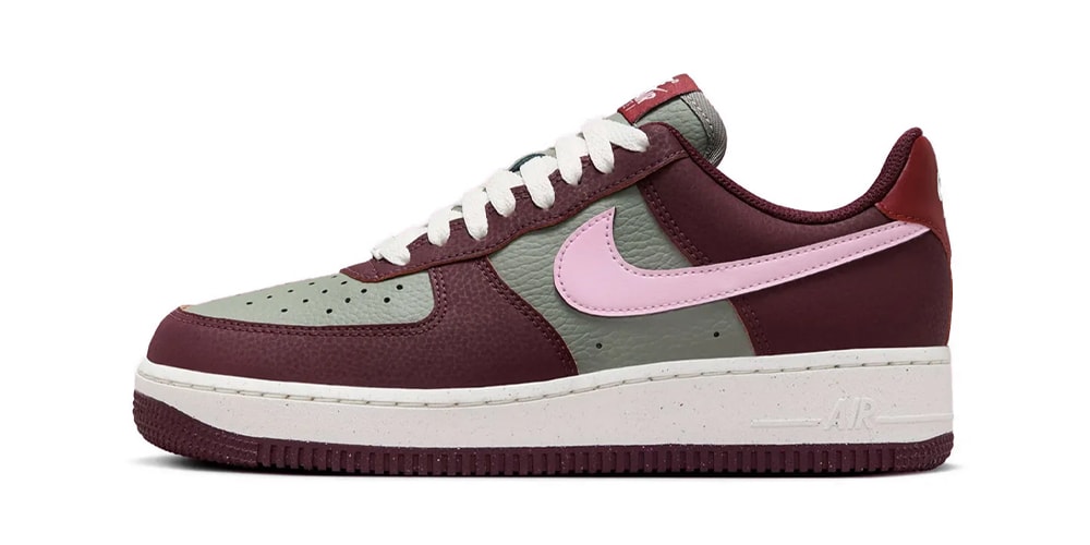 Nike Readies the  Air Force 1 Low Next Nature in a Spooky “Burgundy Crush” Treatment
