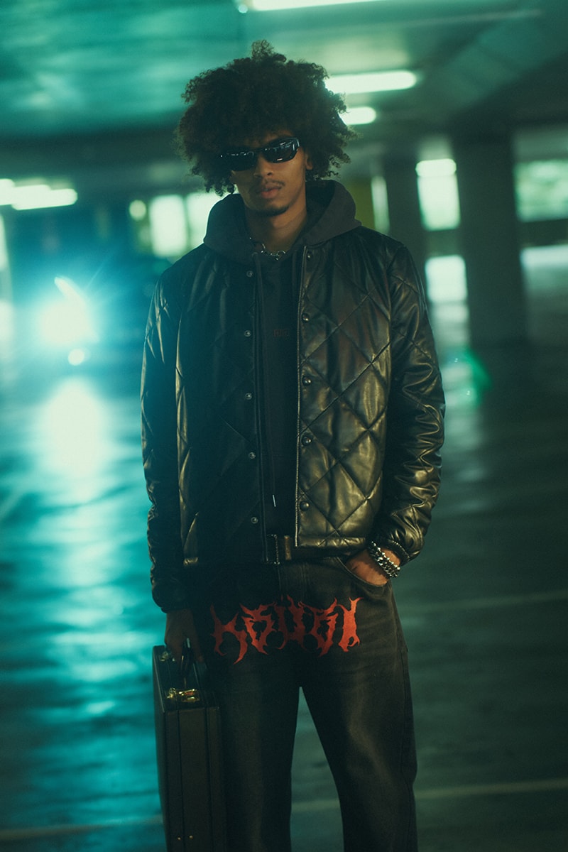 KSUBI "Mad Mad World"  Fall 2024 Collection punk denim knits bombers herringbone coat parka