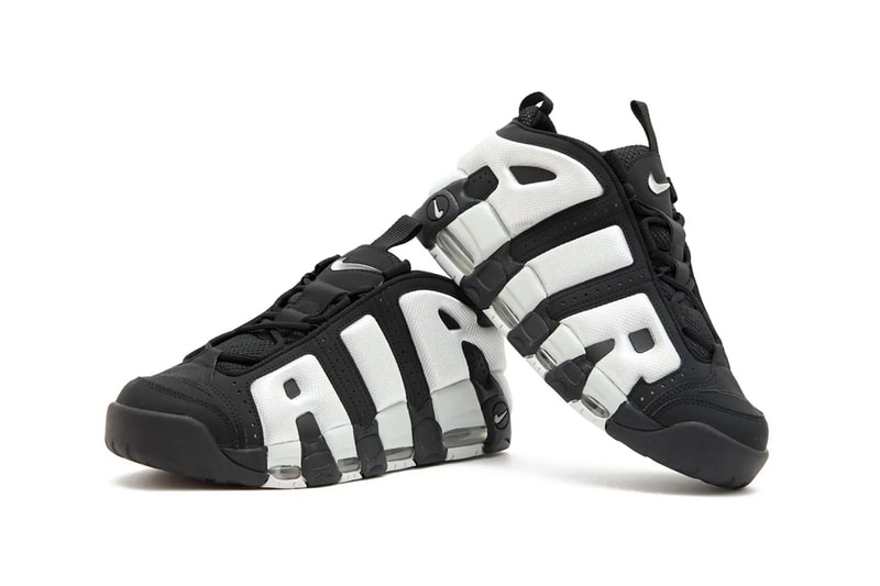 Nike Air More Uptempo Low Black FZ3055-001 Release Info date store list buying guide photos price photon dust metallic silver