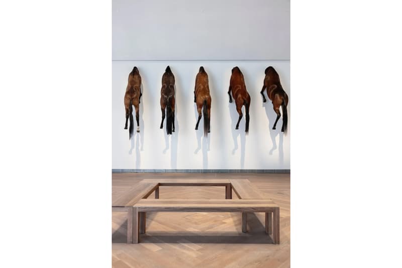 maurizio cattelan the third hand moderna museet exhibition sculptures artworks