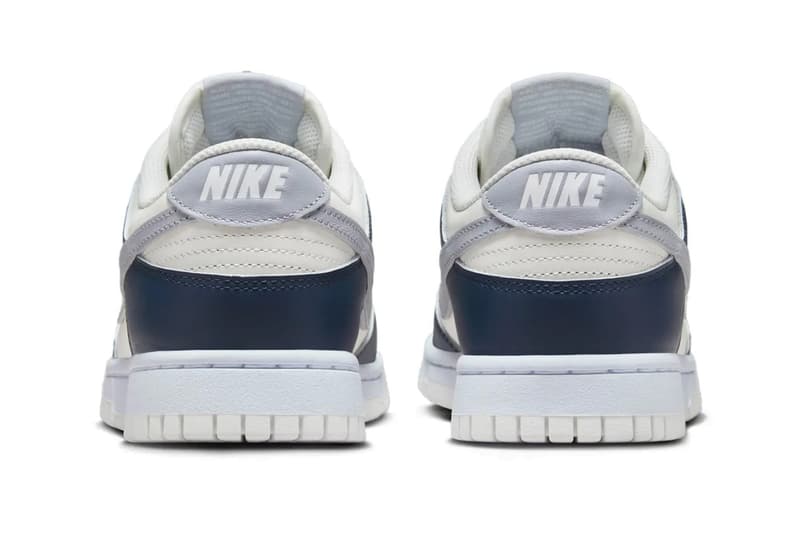 Nike Dunk Low "Armory Navy" HV2390-100 Release Info Sail/White-Armory Navy-Wolf Grey mini swoosh