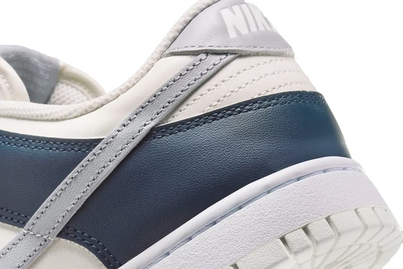 Nike Dunk Low "Armory Navy" HV2390-100 Release Info Sail/White-Armory Navy-Wolf Grey mini swoosh