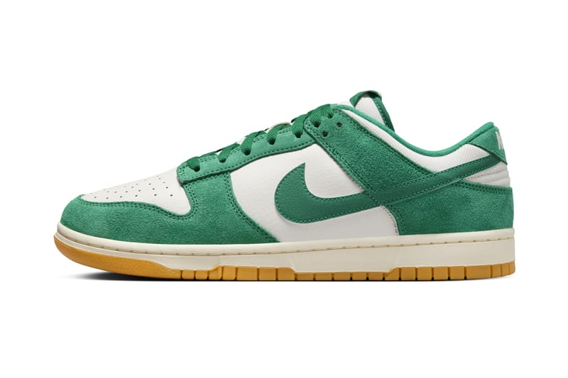 Nike Fits the Dunk Low "Malachite Gum" With Suede Overlays