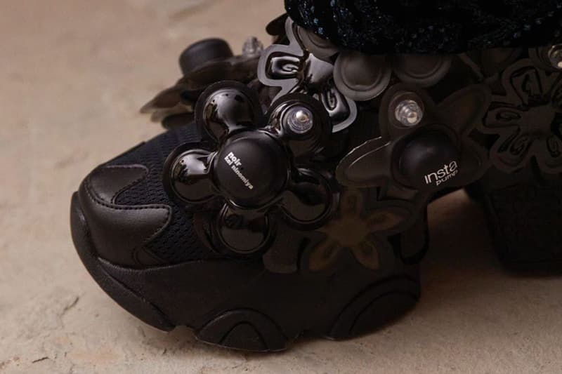Noir Kei Ninomiya x Reebok's Instapump Fury Kei Ninomiya fall winter 2024 white citron black COMME des GARÇONS Dover Street Market