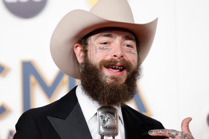 Post Malone Reveals Tracklist for New Country Album 'F-1 Trillion' Dolly Parton, Tim McGraw, Blake Shelton, Hank Williams Jr., Morgan Wallen, Brad Paisley, Luke Combs, Jelly Roll, Lainey Wilson, Chris Stapleton, Hardy, Sierra Ferrell, Ernest and Billy Strings pour me a drink i had some help guy for that 