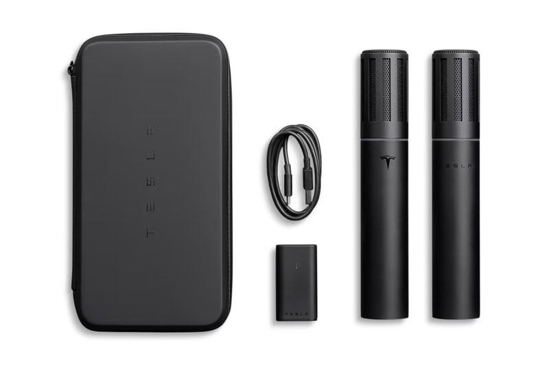 Tesla Now Sells Karaoke Microphones for Its Cars carpool karaoke caraokemic elon musk electric vehicles
