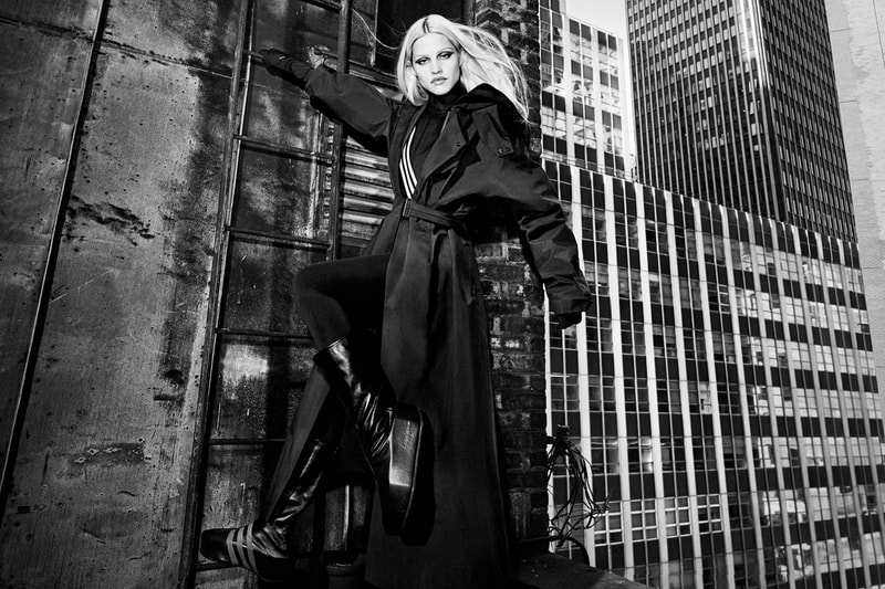 yohji yamamoto adidas y-3 осень-зима 2024 нью-йоркская неделя моды рекламная кампания лукбук сотрудничество asap nast gabbriette