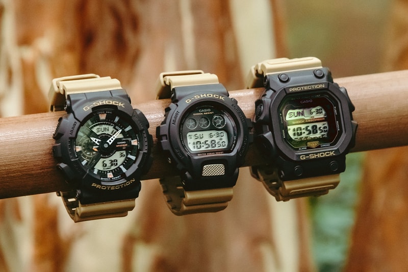 G-SHOCK Two-Tone Utility Color Series GA110TU-1A5 DW6900TU-1A5 GX56TU-1A5 GA710TU-1A3 GA100TU-1A3