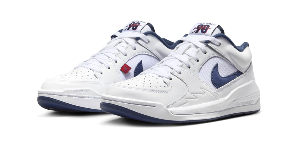 The Jordan Stadium 90 Surfaces in a "Paris"-Coded Colorway