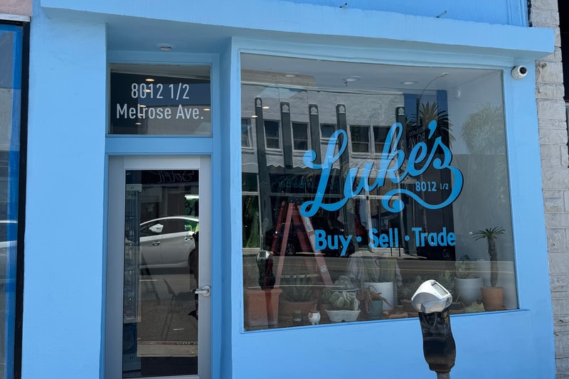 lukes la store opening melrose avenue high end secondhand retail luke fracher