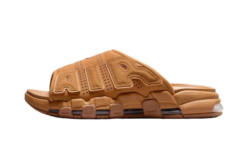 Nike Drops The Air More Uptempo Slide in "Flax"