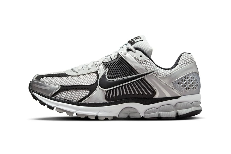 Nike Zoom Vomero 5 “Metallic Silver/Black” FJ4151-004 Release Info Swoosh TPU caging mesh base 