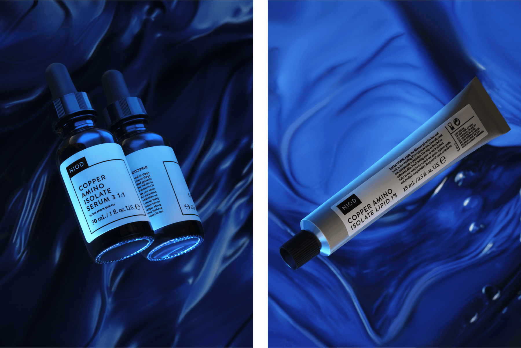 NIOD's Technology-Led Skincare Science Presents the Copper Amino Isolate Lipid 1%