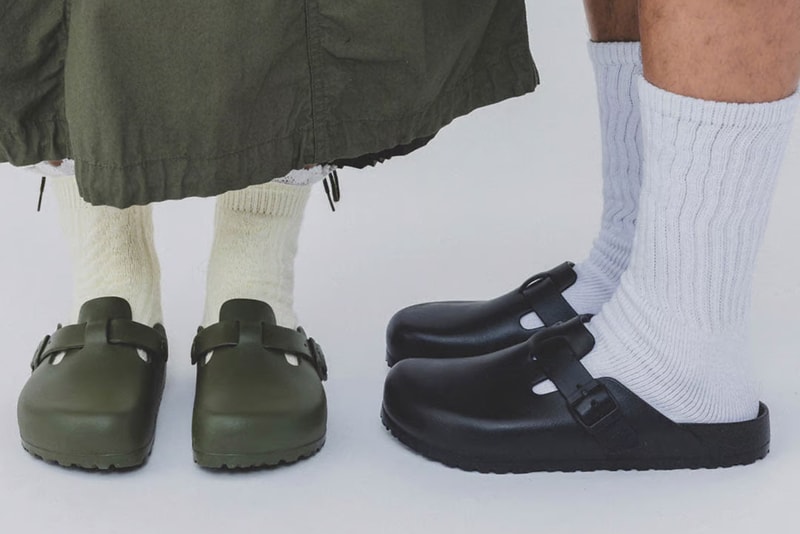 BEAMS Keeps It Light on "Boston EVA" Birkenstock Collab release info moc price birks collaboration footwear sneaker shoe
