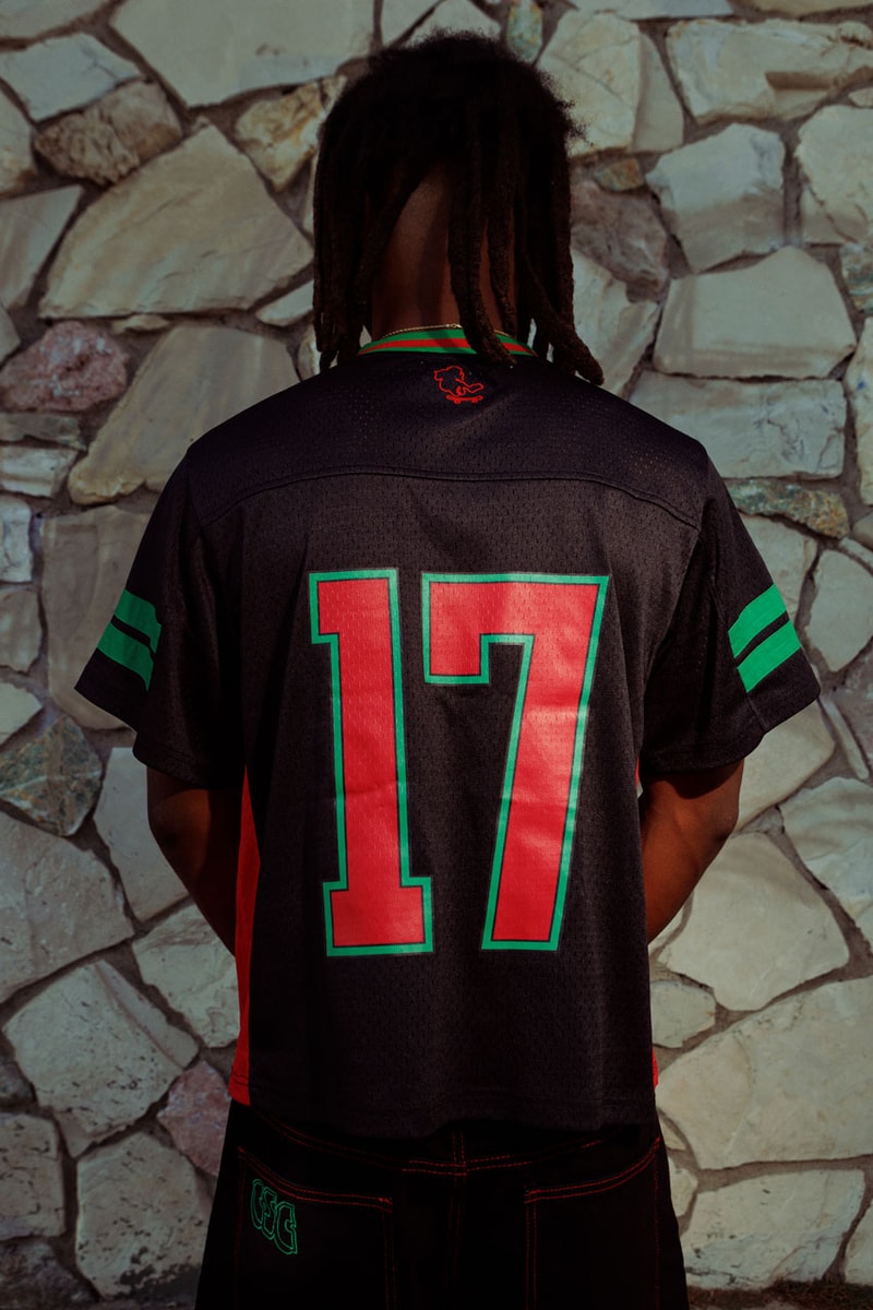 Crenshaw Skate Club Continues to Evolve Its Cut and Sew in Second Summer Drop release info price lookbook tobey california mcintosh brand streetwear skate link jersey socal cali west coast knit polo graphic tee shirt
