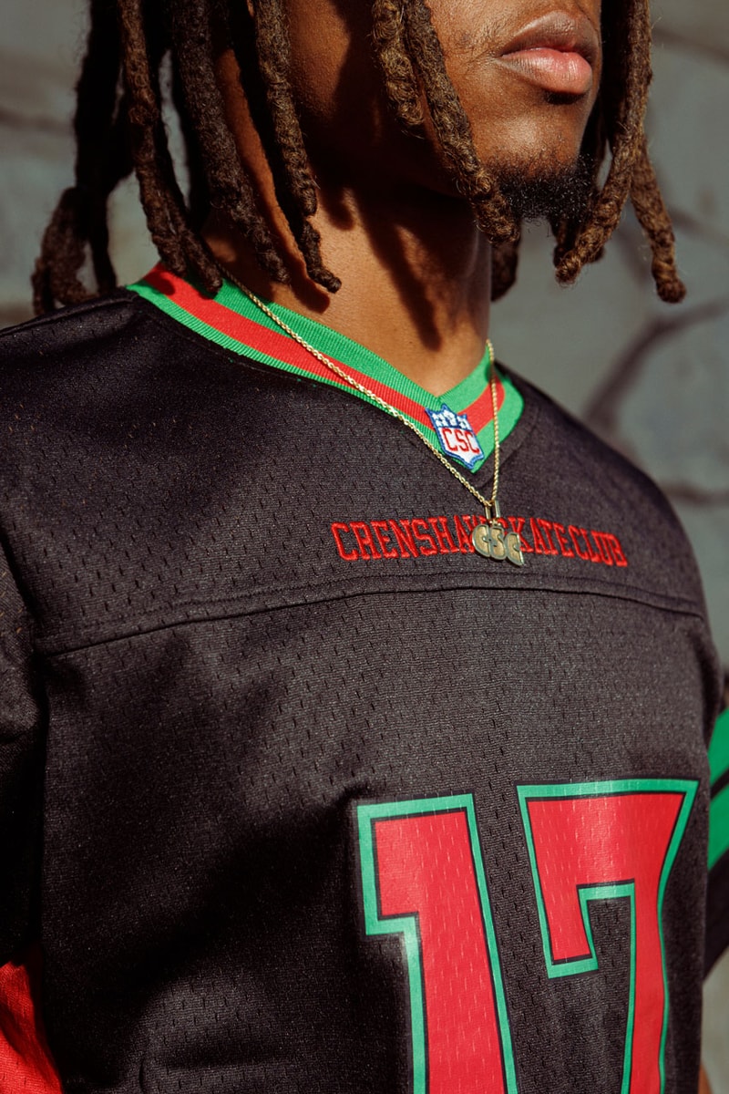 Crenshaw Skate Club Continues to Evolve Its Cut and Sew in Second Summer Drop release info price lookbook tobey california mcintosh brand streetwear skate link jersey socal cali west coast knit polo graphic tee shirt