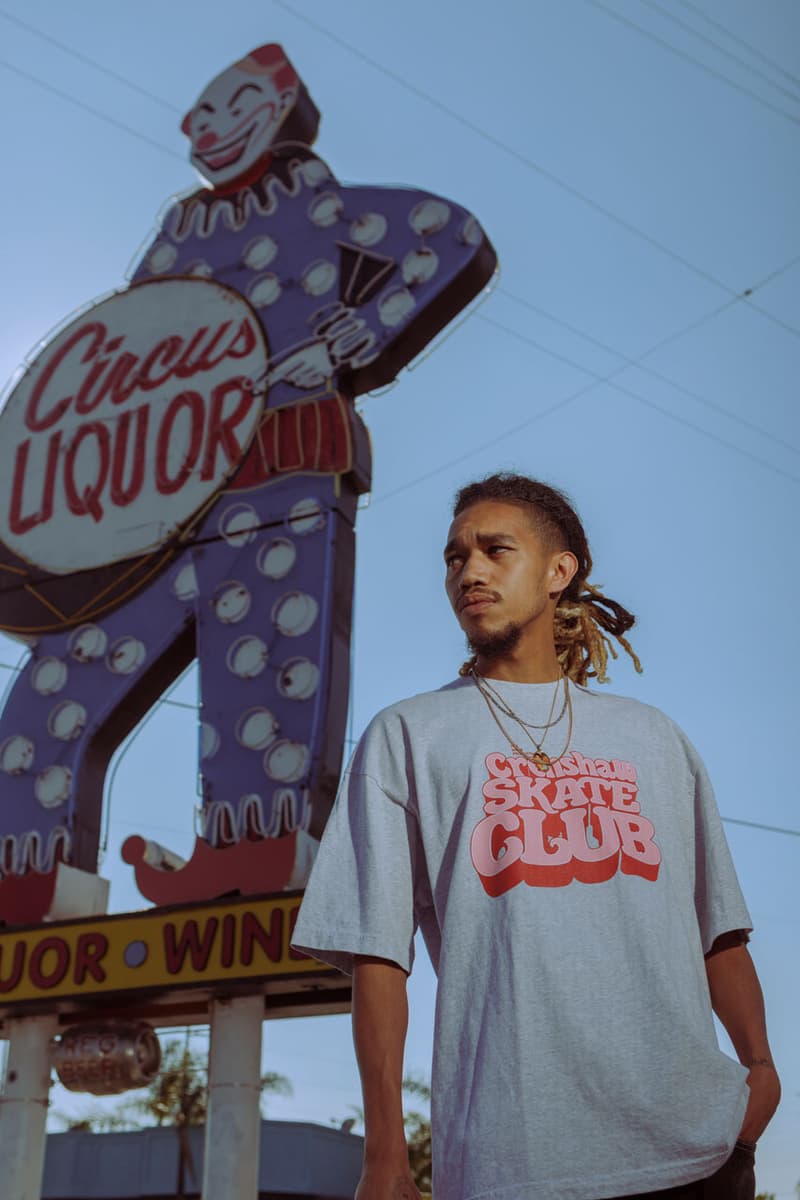 Crenshaw Skate Club Continues to Evolve Its Cut and Sew in Second Summer Drop release info price lookbook tobey california mcintosh brand streetwear skate link jersey socal cali west coast knit polo graphic tee shirt