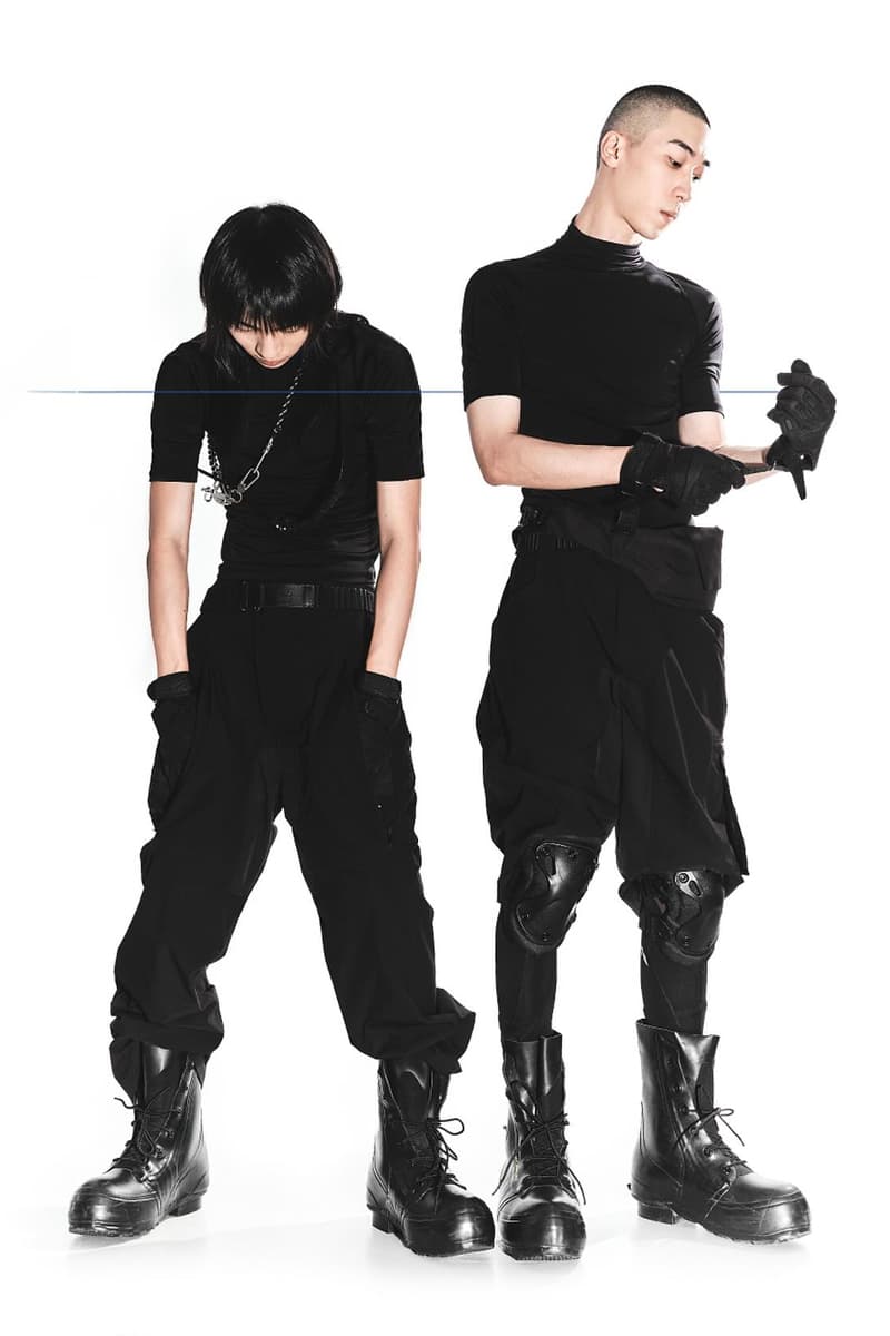 PROTOTYP New Capsule Collection “UNI4ORM” Taiwanese form-fitting tops graphic T-shirts trouser vest keychains balck