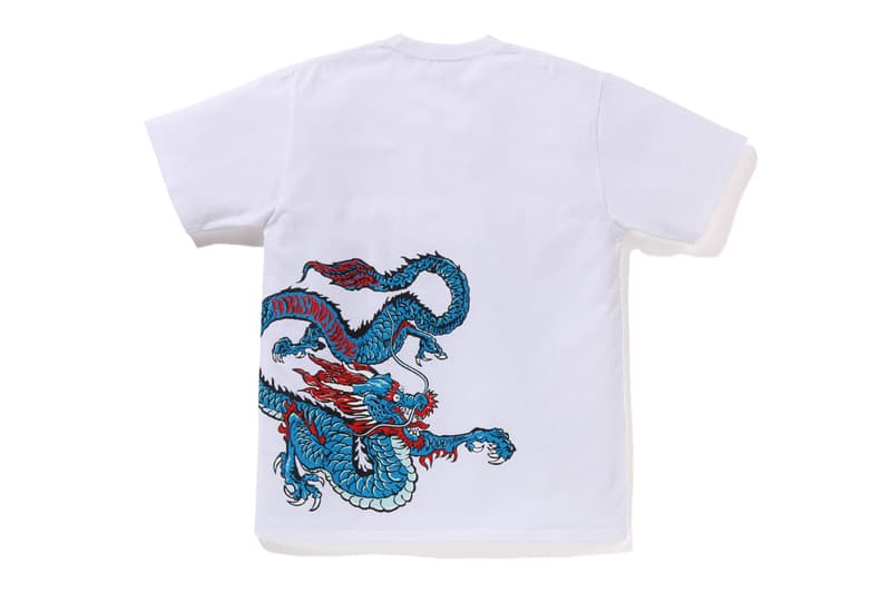 BAPE Goes Beast Mode on "A Rising Bape" Collection tiger dragon release info price a bathing ape china ancient history tee 