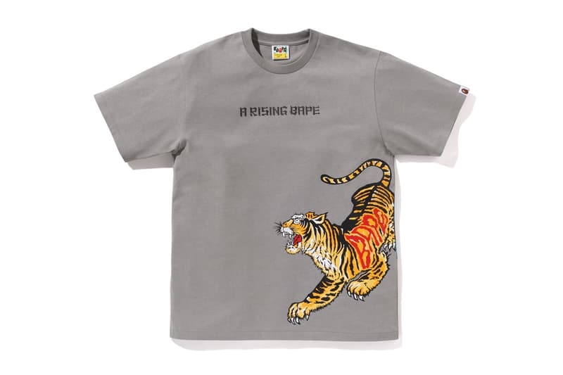 BAPE Goes Beast Mode on "A Rising Bape" Collection tiger dragon release info price a bathing ape china ancient history tee 