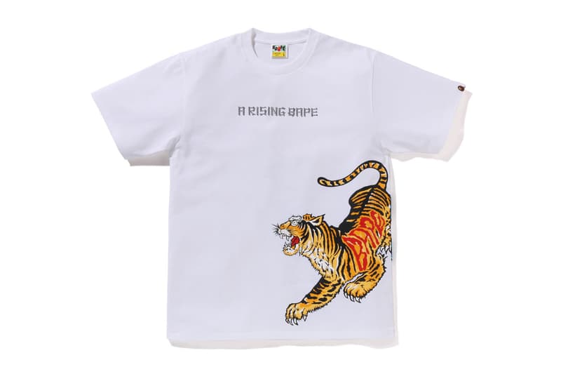 BAPE Goes Beast Mode on "A Rising Bape" Collection tiger dragon release info price a bathing ape china ancient history tee 