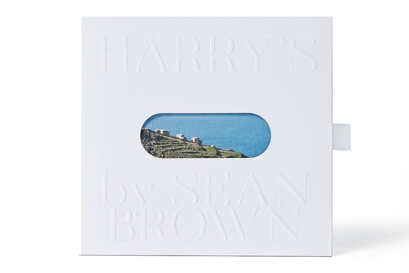 Harry's Sean Brown Mediterranean Collection set razor handle stand Under the Sun incense sticks fragrance cardamom lavender cedar Greek Greece Mediterranean hand molded terrazzo 