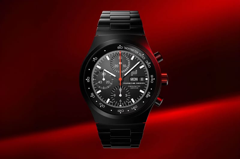 A 911 for Your Wrist: Porsche Design's New Chronograph 1 "All Black Numbered Edition"