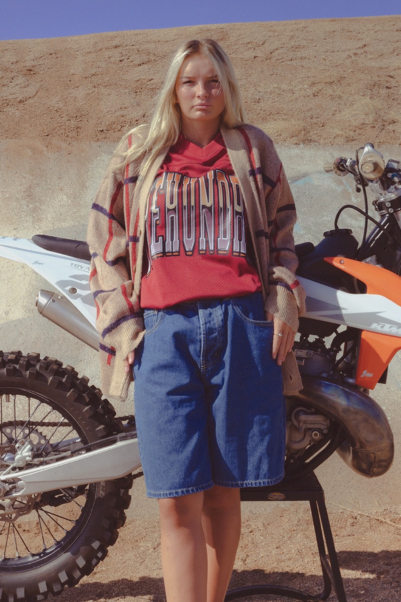 The Hundreds Fall 2024 Collection LA Heritage t-shirt navy red yellow orange black workwear releaser info