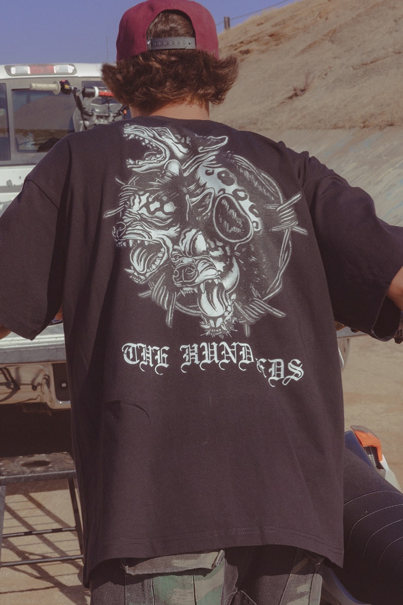 The Hundreds Fall 2024 Collection LA Heritage t-shirt navy red yellow orange black workwear releaser info