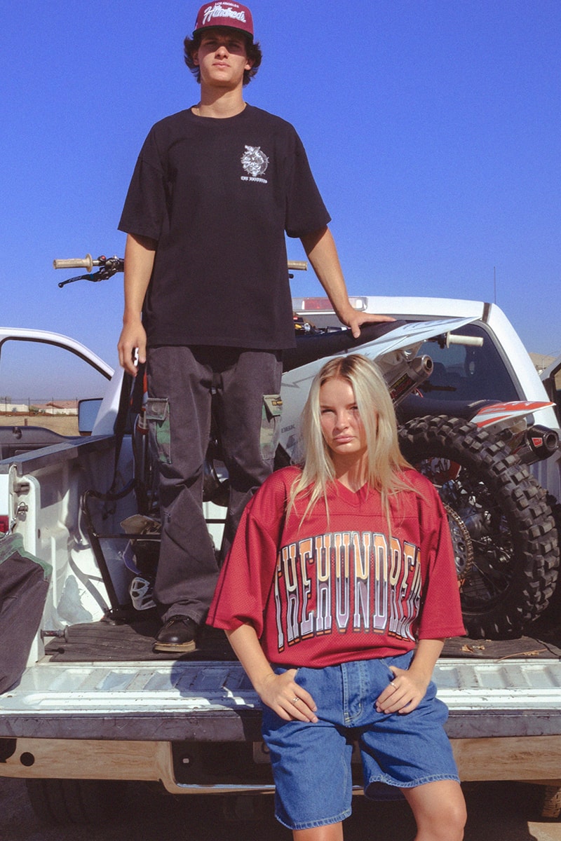 The Hundreds Fall 2024 Collection LA Heritage t-shirt navy red yellow orange black workwear releaser info