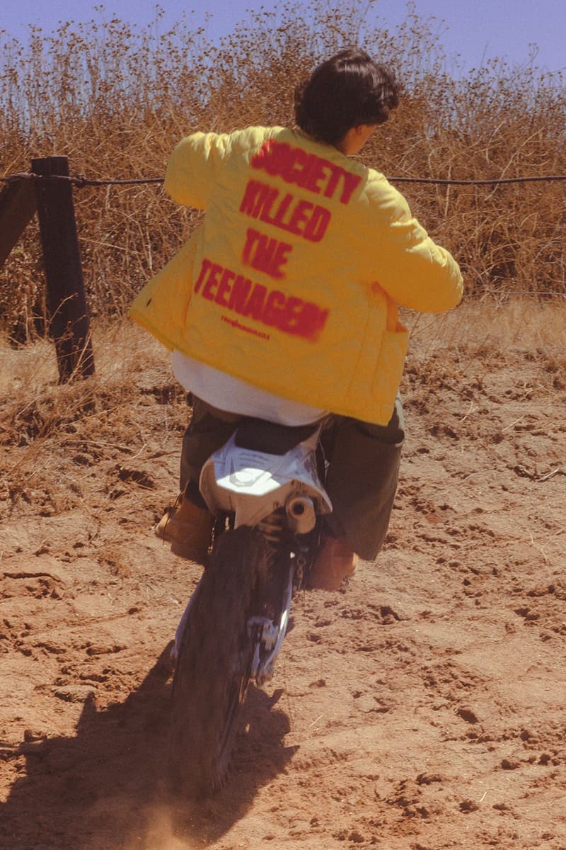 The Hundreds Fall 2024 Collection LA Heritage t-shirt navy red yellow orange black workwear releaser info