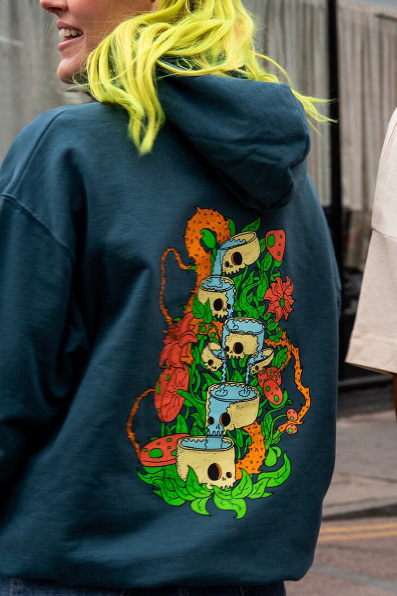 beavertown brewery summer collection 2024 festival british rainkiss amsterdam raincoat bucket hat waterproof graphic design t-shirts fishbowl chillies