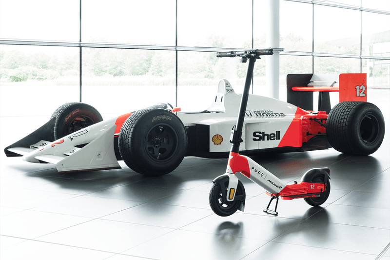Pure electric McLaren Final EScooter Collaboration racing