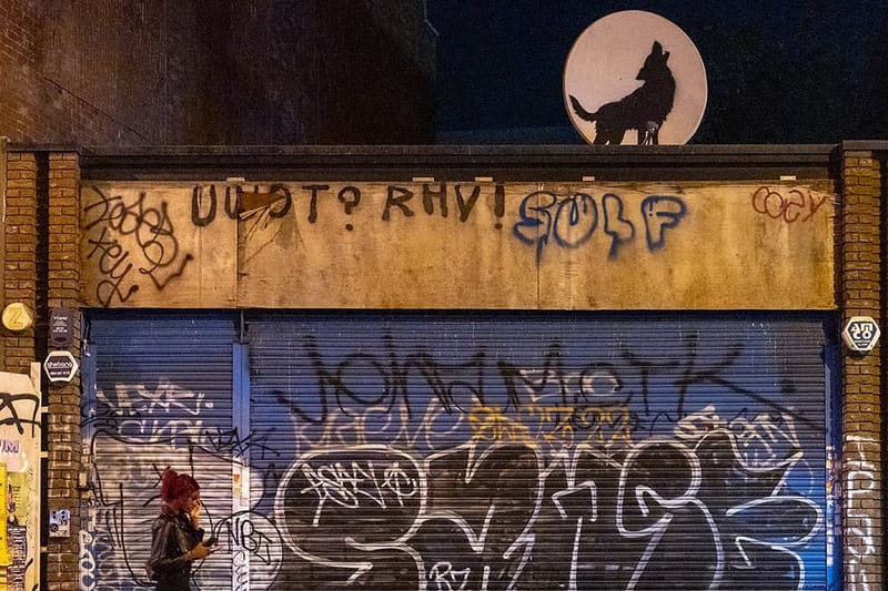 Banksy's Wolf Artwork Stolen Just Hours After Unveiling