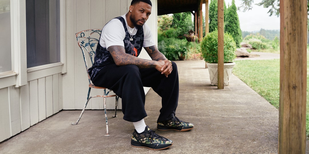 adidas Unveils Damian Lillard's New BAPE Collaboration
