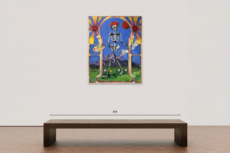 KidSuper x Dead & Company Collide on Limited-Edition Painting las vegas sphere residency price artsy studios john mayer colm dillane fashion week runway music jam band art touch of color gray fire on the mountain auction price exhibit on display 